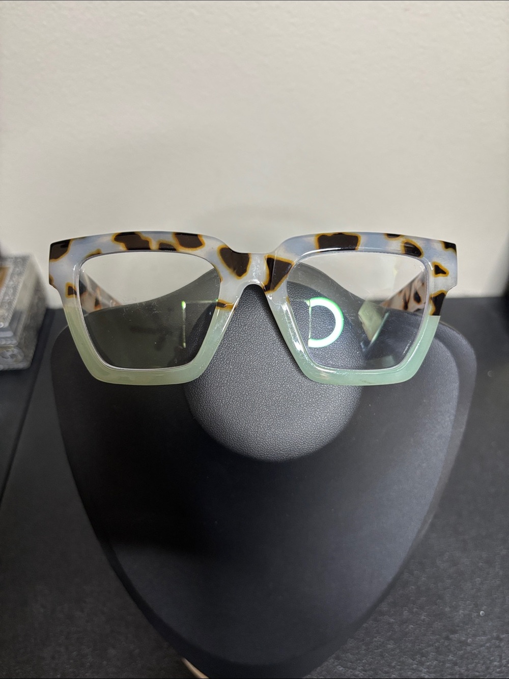 Peepers Blue Light Take a Bow Animal Print Glasses